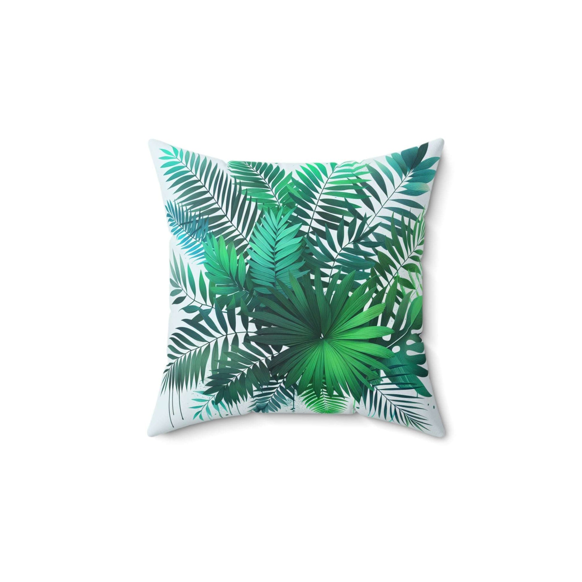 Tropical Leaf Decorative Pillow - Spun Polyester