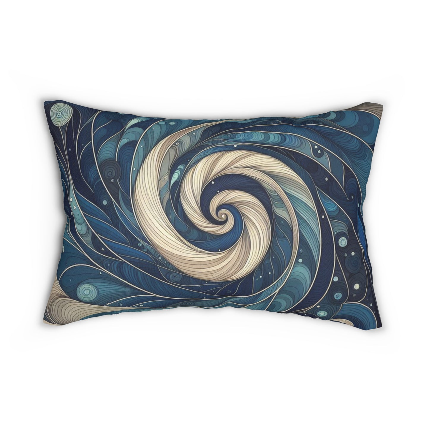 Swirling Galaxy Lumbar Pillow - Cozy Home Décor Accent