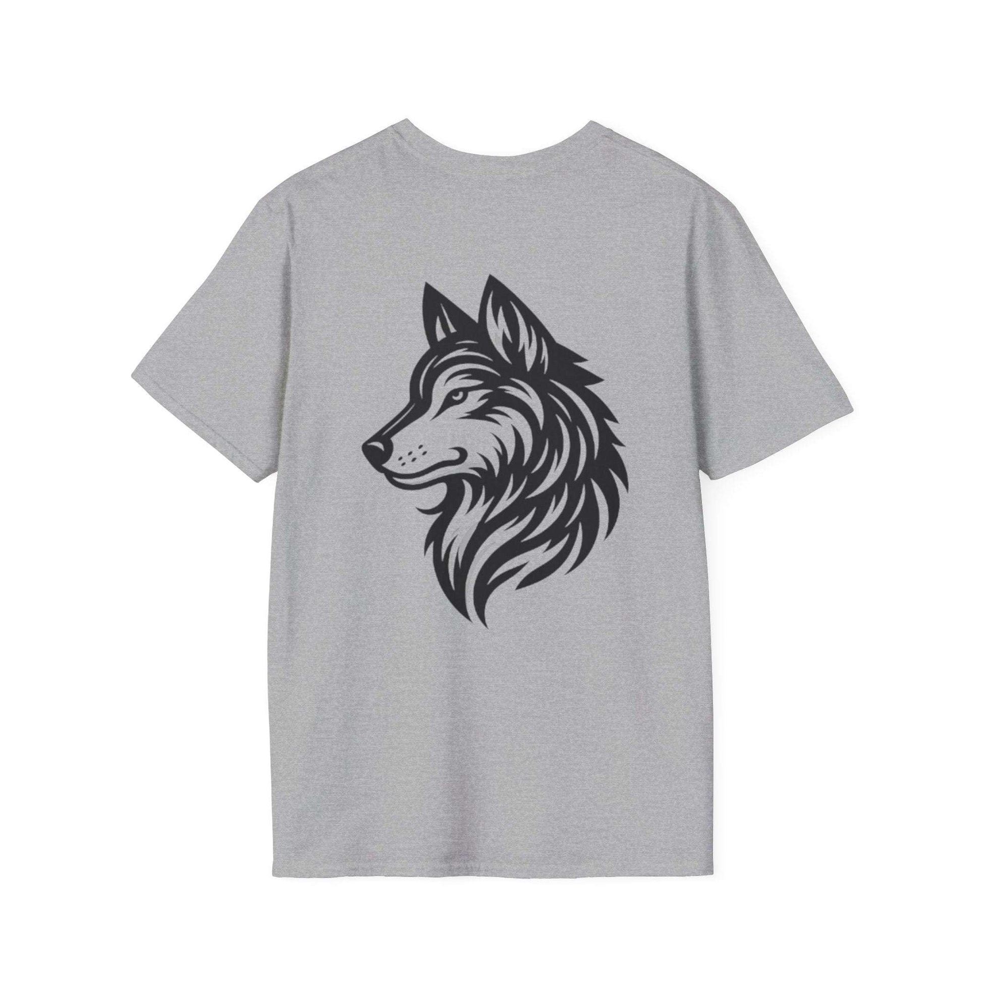 Wolf Graphic Tee with Spanish Quote, Unisex Wolf T-Shirt for Nature Lovers, Minimalist Casual Wear, Unique Gift Idea, Outdoor Adventure