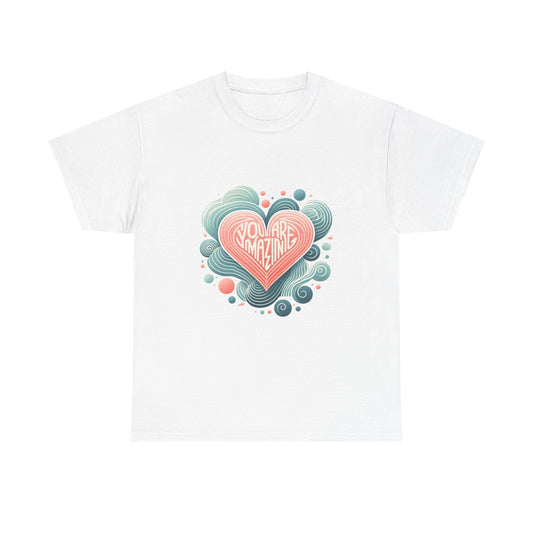 T-shirt unisexe en coton épais